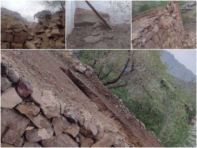 الحوثي يمطر قرى جبل صبر بالسلاح الثقيل والمتوسط