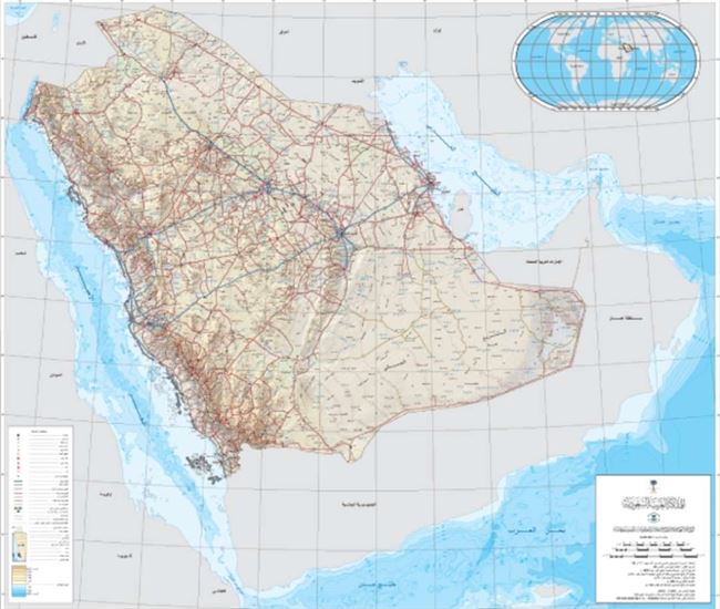 السعودية تنشر خرطيتها الرسمية بحدود دولية جديدة وتدعو وسائل الإعلام لهذا الأمر