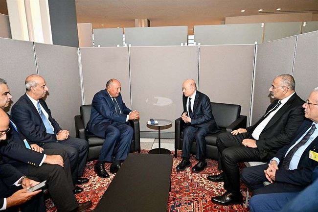 مصر تؤكد انفتاحها على كافة اشكال الدعم لمجلس القيادة الرئاسي