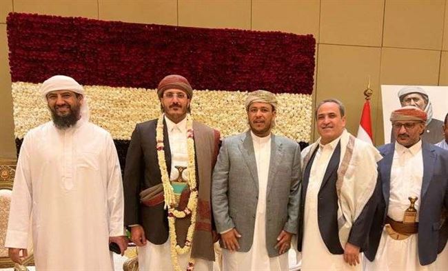 على رأسهم أبو زرعة.. قيادات الدولة ودبلوماسيون يشاركون فرحة صالح بعرس نجله عفاش (صور)