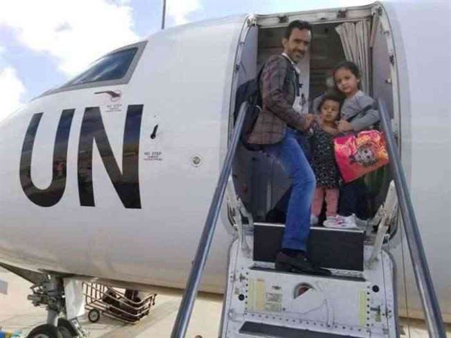 وصول عدد من اليمنيين الى مطار صنعاء قادمين من الأردن