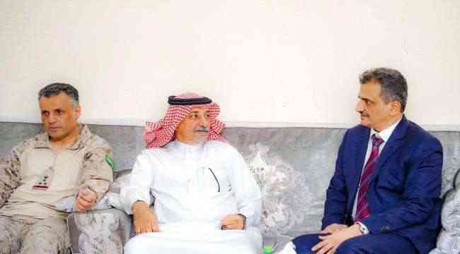 المحافظ يلتقي قائد قوات التحالف العربي في عدن