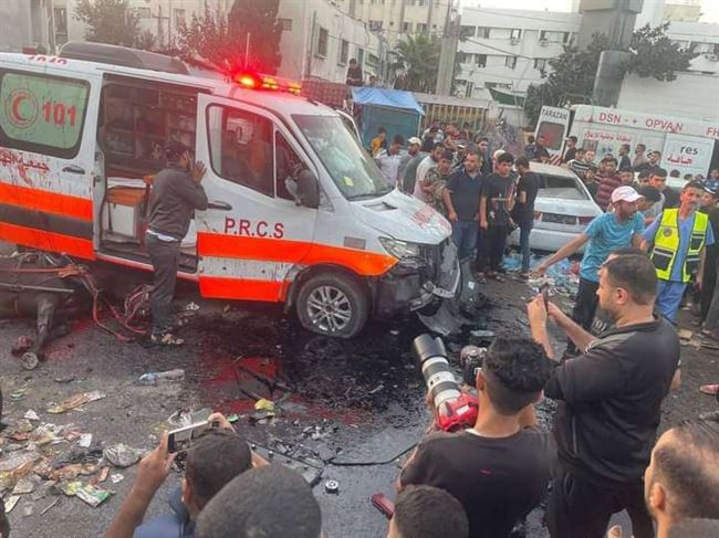 عاجل.. إسرائيل ترتكب مجزرة بشعة أمام مشفى الشفاء بغـزة