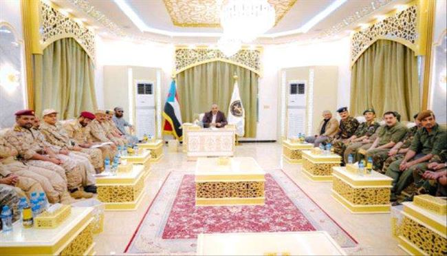 الزُبيدي يشدد على الجاهزية واليقظة العاليتين للقوات الجنوبية