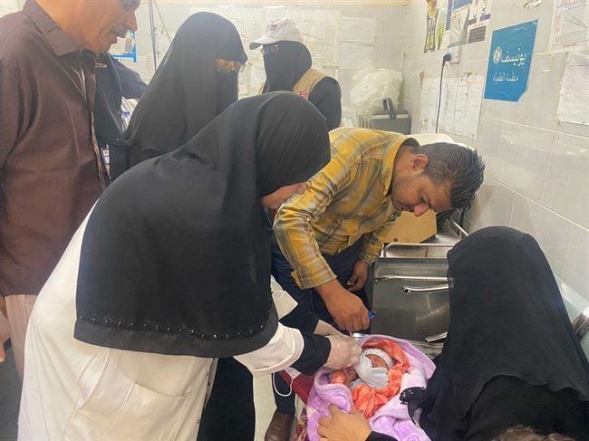 تدشين حملة التطعيم ضد شلل الاطفال في الشيخ عثمان بعدن