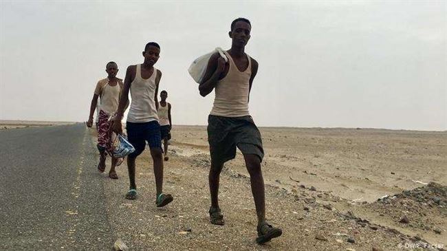 تقرير أممي: المهاجرون الأفارقة يغادرون اليمن إلى بلدانهم