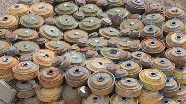مسام ينزع 758 لغم حوثي بالاسبوع الماضي