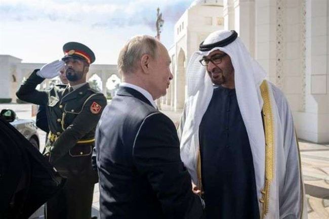 بوتين في العاصمة أبو ظبي