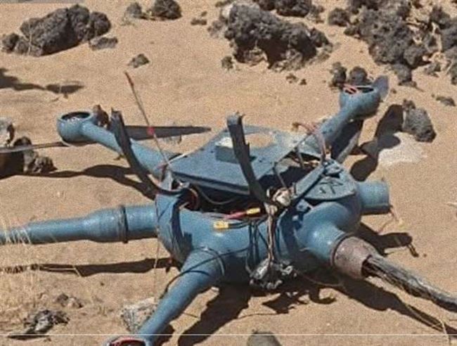 القوات تصطاد طائرة إيرانية وتسقطها في مأرب