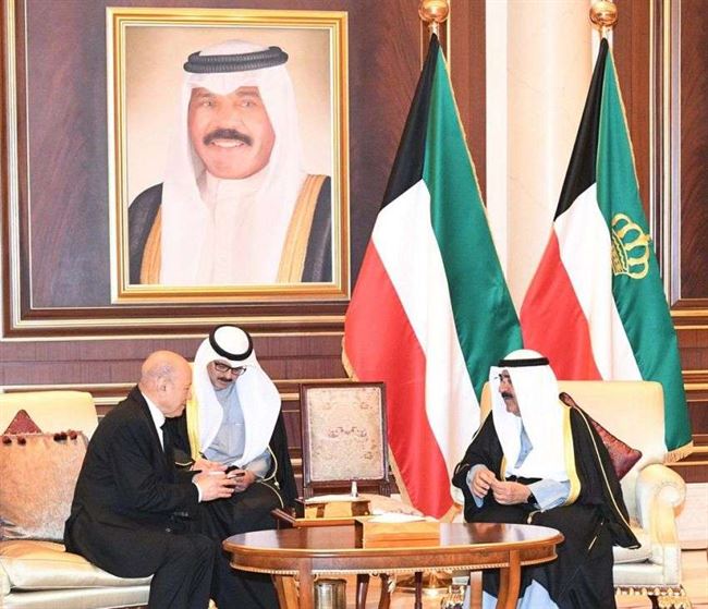 ئيس مجلس القيادة الرئاسي و قيادات الدولة يقدمون واجب العزاء بوفاة امير الكويت