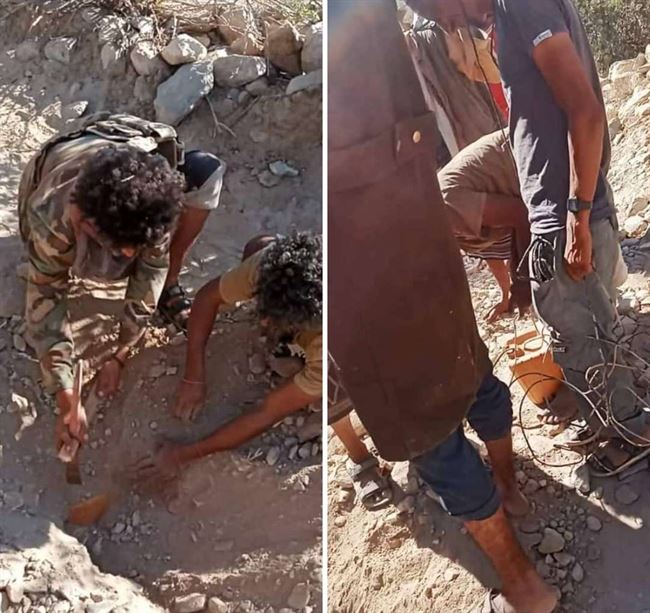 العثور على عبوة من صناعة تنظيم القاعدة في أبين