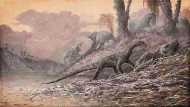 علماء يكتشفون حفرية كائن قريب للديناصورات لكن مختلف الشكل