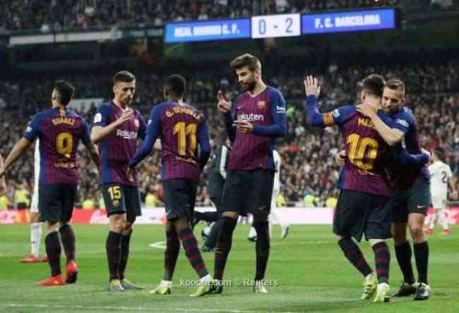 برشلونة يتأهل إلى نهائي كأس الملك بعد ثلاثية في مرمى ريال مدريد
