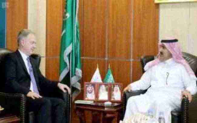 السفير آل جابر يلتقي السفير الأمريكي لدى اليمن