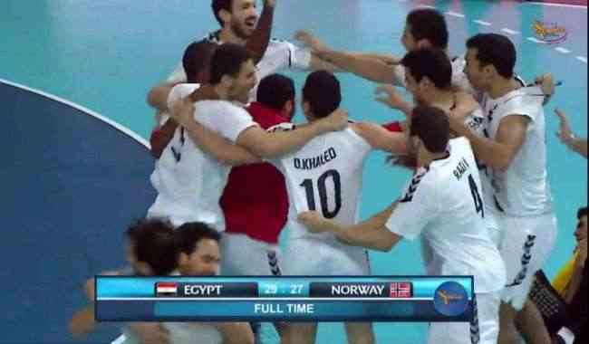 مصر تتأهل إلى نصف نهائي مونديال اليد للشباب من بوابة النرويج